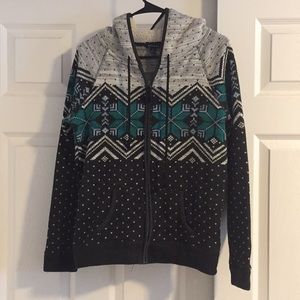 American eagle knit hoodie medium